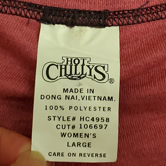 Hot Chillys Womn hot pink Geo Pro Bottom baselayer - Picture 7 of 8